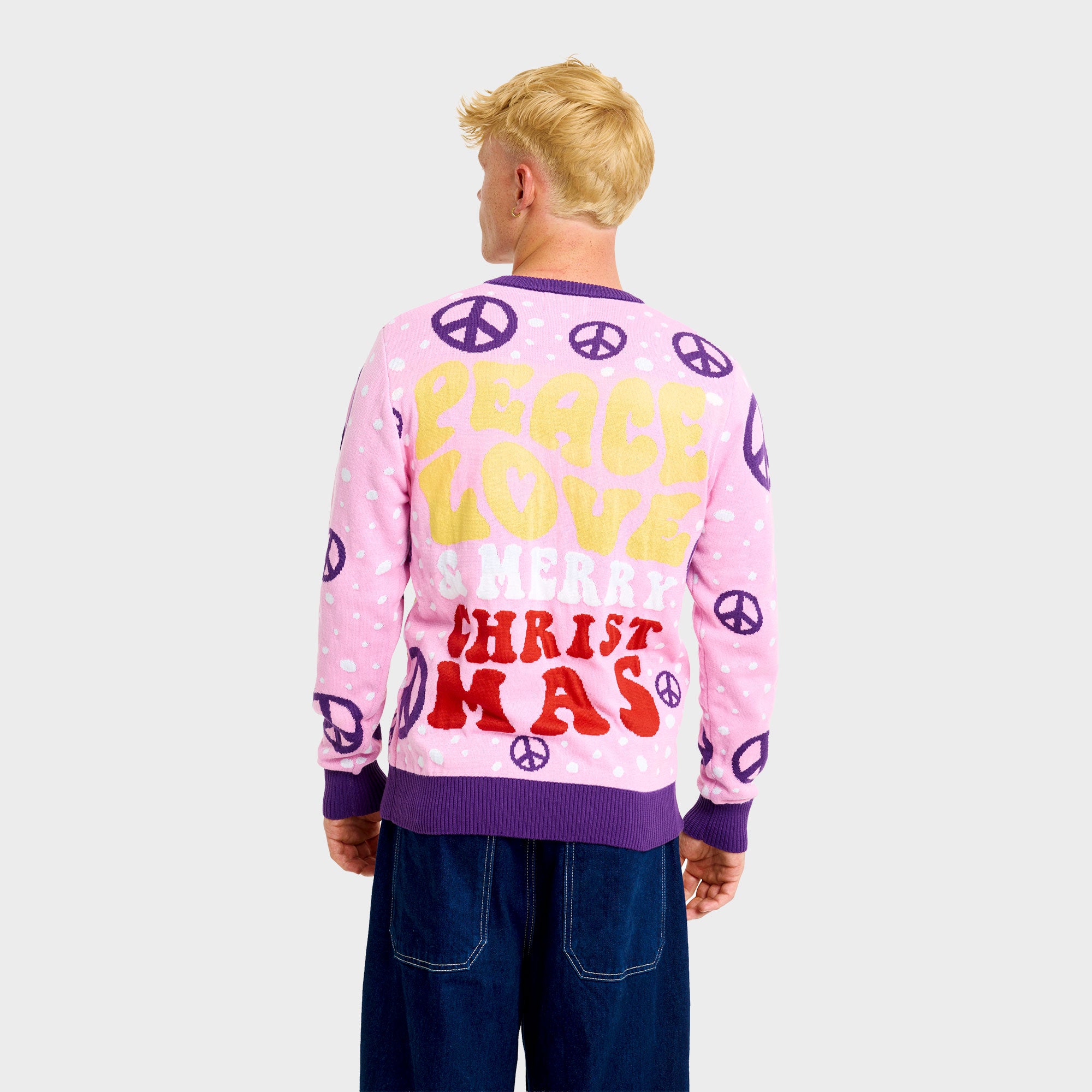 Hippie julesweater - Herre
